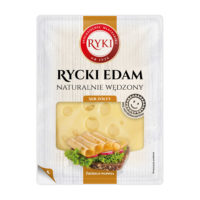 Rycki Edam naturalnie wędzony w plastrach